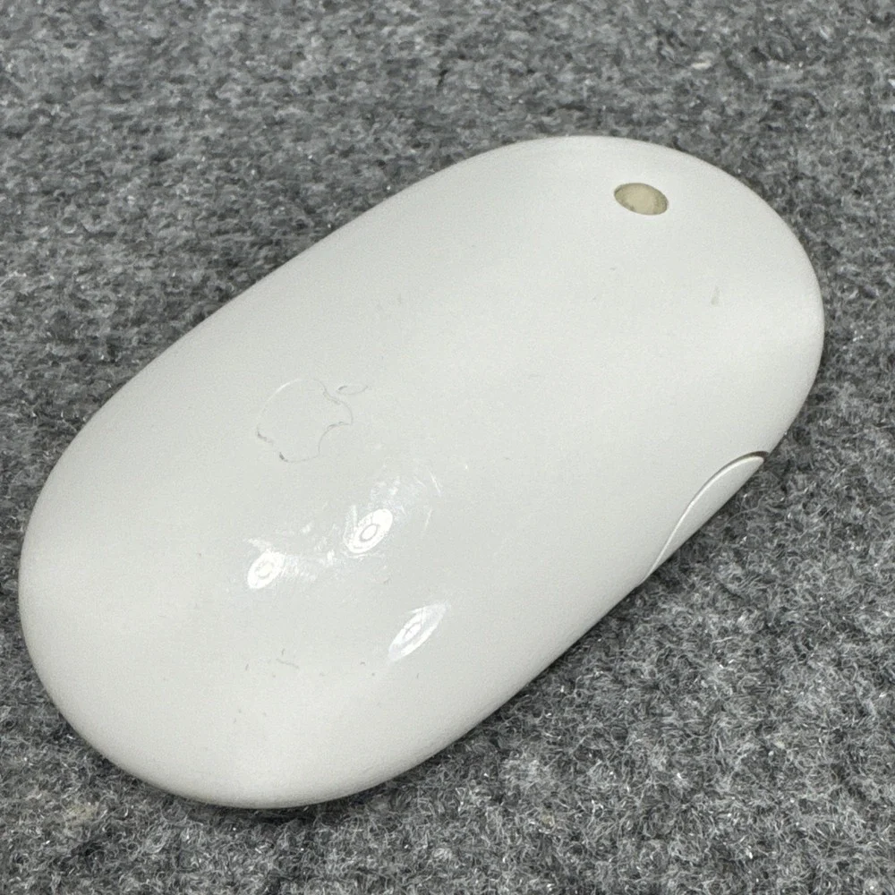 GENUINE Apple Wireless Bluetooth Mighty Mouse Model A1197‎ Tested